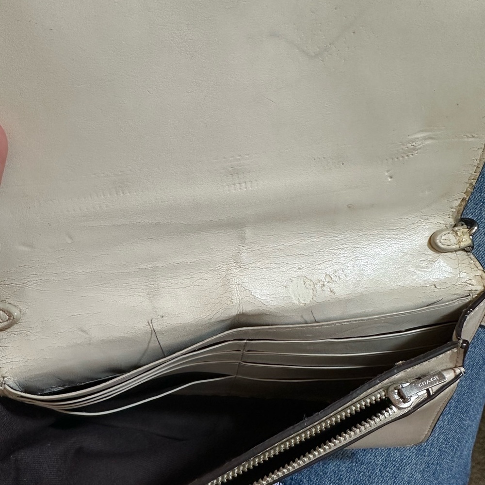 Coach Cream and Black Crossbody Bag - Picture 6 of 6